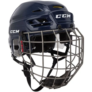 CCM Kask hokejowy Tacks 310 Combo SR Niebieski L