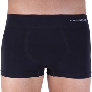 Men Boxers Gino seamless bamboo black (53005)