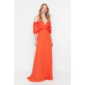 Trendyol Evening & Prom Dress - Orange - Mermaid