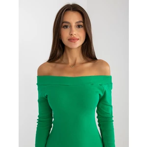 Green cotton dress