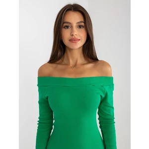 Green cotton dress