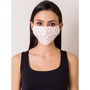 Protective mask with color print