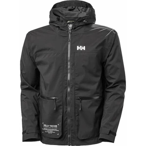 Helly Hansen Men's Move Hooded Rain Jacket Black XL