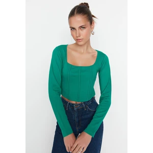 Trendyol Blouse - Green - Slim fit