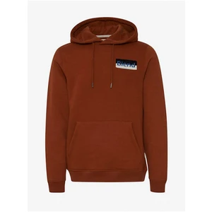 Brown Sweatshirt Blend Hoodie - Men