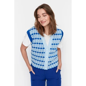 Trendyol Sweater Vest - Blue - Regular fit