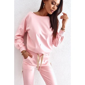 Stylish pink casual sports set