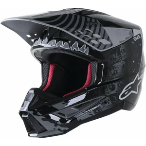 Alpinestars S-M5 Solar Flare Helmet Black/Gray/Gold Glossy L Helm