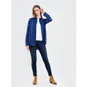 Big Star Woman's Shirt 145723 Navy Blue