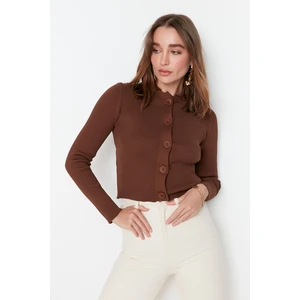 Trendyol Cardigan - Brown - Regular fit