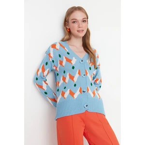 Trendyol Cardigan - Blue - Regular fit