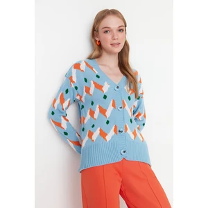 Trendyol Cardigan - Blue - Regular fit