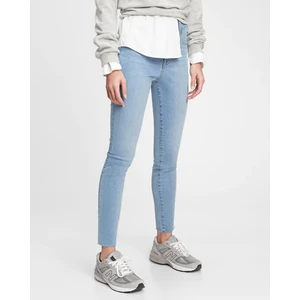 GAP The Gen Good High Rise True Skinny Jeans Modrá