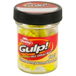 Berkley umelé nástrahy gulp honey worm-honey yellow 3,3 cm