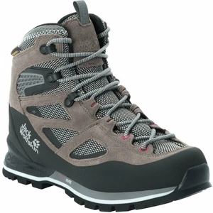 Jack Wolfskin Pantofi trekking de dama Force Crest Texapore Mid W Tarmac Grey/Pink 42,5