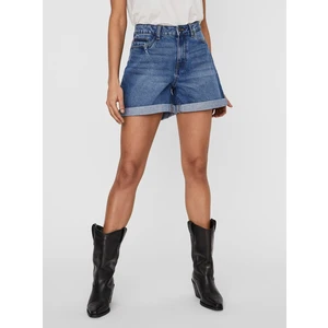 Blue Denim Shorts Noisy May-Smiley - Women