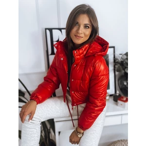 Women's quilted jacket KENDAL red Dstreet