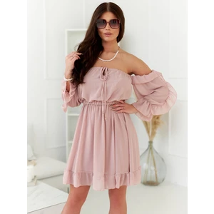 Pink dress Och Bella BI-1189. S14