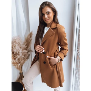 Women's coat MOLI camel Dstreet