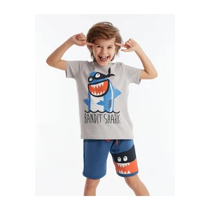 Denokids Bandit Shark Boys Shorts Set