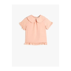 Koton 3skg60014aw Girls' Blouse Powder Powder