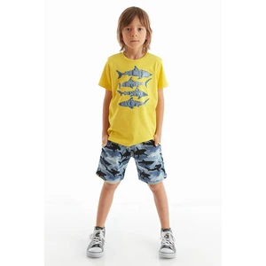 Mushi Sharks Boys Shorts Set