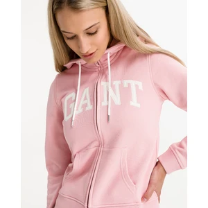 Mikina Gant Arch Logo Zip Hoodie