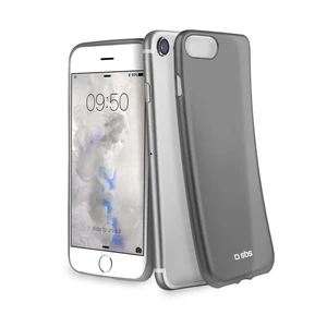 SBS Extra Slim Cover for iPhone 8/7/6S/6, dark silver