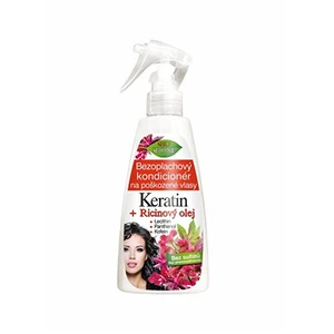 Bione Cosmetics Regenerační kondicionér Keratin + Vitamínový olej z obilných klíčků 260 ml