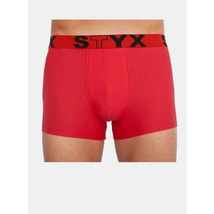 Men&#39;s boxers Styx sports rubber red (G1064)