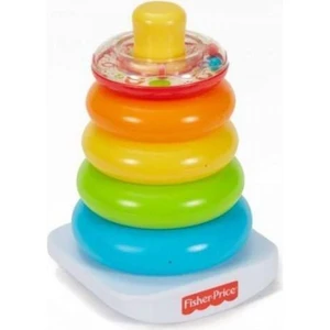 Fisher Price Barevné kroužky na tyči 21 cm