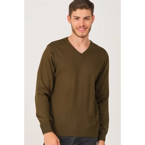 V0002 DEWBERRY MEN'S V-NECK SWEATER-RIGHT