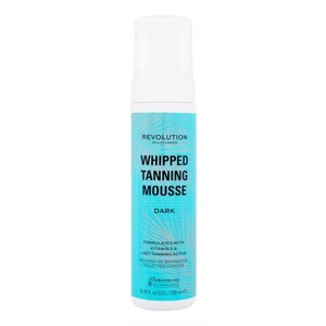 Makeup Revolution Beauty Tanning Whipped Mousse samoopaľovacia pena odtieň Dark 200 ml