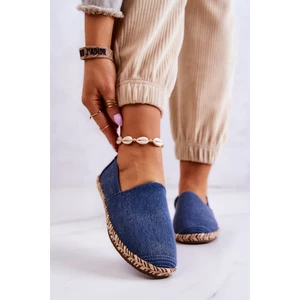 Women's classic espadrilles Big Star - blue