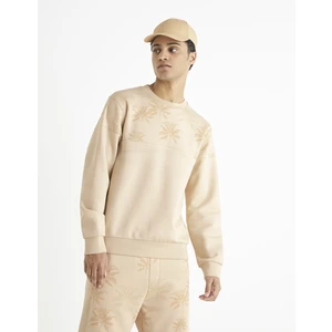 Celio Sweatshirt Bedos so vzorom paliem - Men