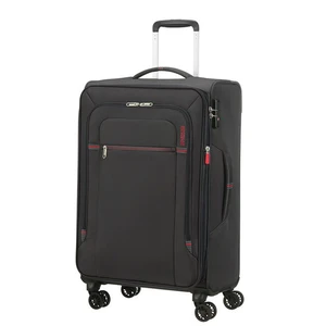 American Tourister Látkový cestovní kufr Crosstrack EXP M 71,5/77 l - tmavě šedá