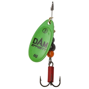 Dam třpytka effzett fluo spinner green - velikost 4 10 g