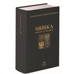 Sbírka nálezů a usnesení ÚS ČR, svazek 88 (vč. CD)