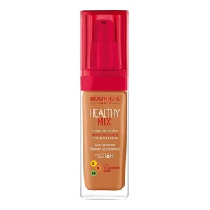 Bourjois Healthy Mix rozjasňující hydratační make-up 16h odstín 60 Dark Amber 30 ml