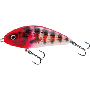 Salmo wobler fatso floating holo red head striper 10 cm