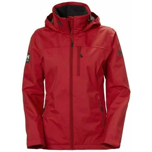 Helly Hansen W Crew Hooded Jacket Red L