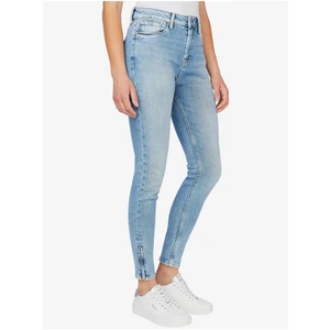 Light Blue Women's Skinny Fit Jeans Jeans Dion Jeans Jeans Jeans - Women