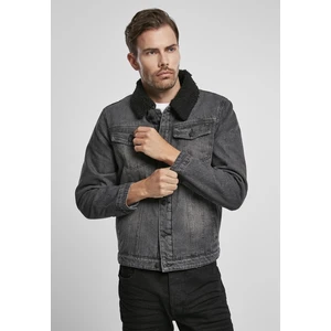 Sherpa Demin Jacket Black/black