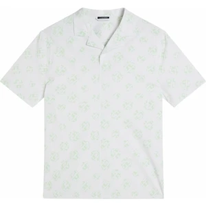 J.Lindeberg Resort Regular Fit Shirt Print White Sphere Dot L Polo košile