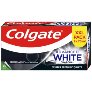 COLGATE Zubní pasta Advanced White Charcoal 2 x 75 ml