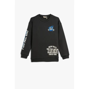 Koton Boys' Anthracite Sweatshirt