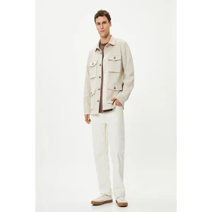 Koton Men's Beige Jacket