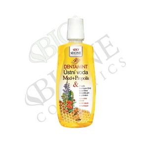 Bione Cosmetics Dentamint ústní voda Med + Propolis 500 ml