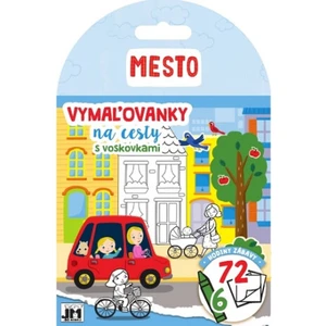 Vymaľovanky na cesty Mesto -- s voskovkami [Papírenské zboží]