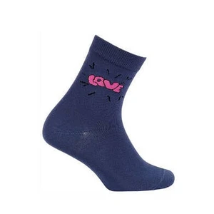 Gatta G34.01N Cottoline girls' socks modeled 27-32 navy 496